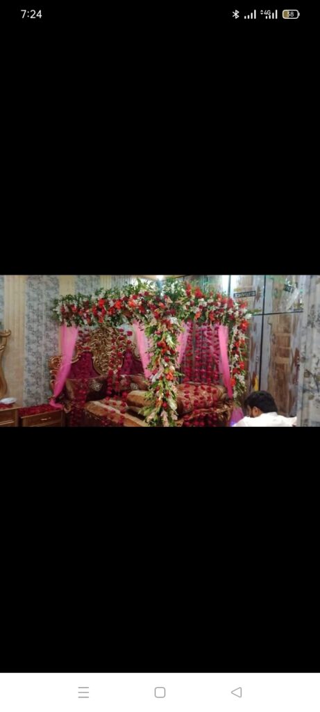 Room Decoration fresh flowers sargodha iqbal flower shop sargodha