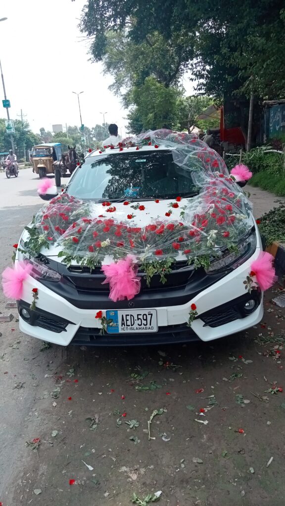 Car Decoration & Fresh Flower iqbal flower shop sargodha