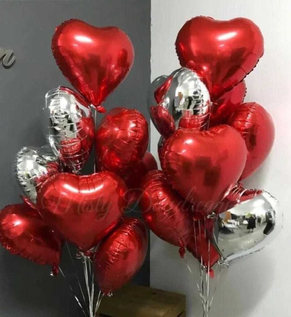 Love balloon surprise gift box – Sargodha delivery"