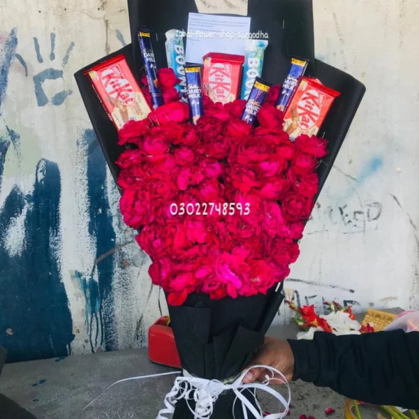 chocolate bouquet sargodha in free delevery in iqbal lower shop sargodha in flower shop sargodha