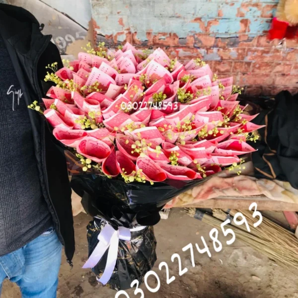 money boquet and flowers free delivery in sagodha city iqbal flower shop sargodha