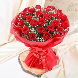 Luxury 50 red roses box for expressing deep love and passion