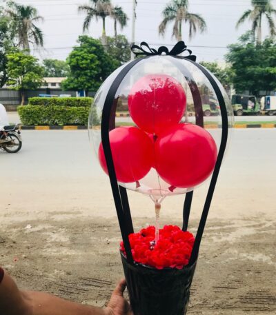 Customized Balloon Box with Name – Sargodha*