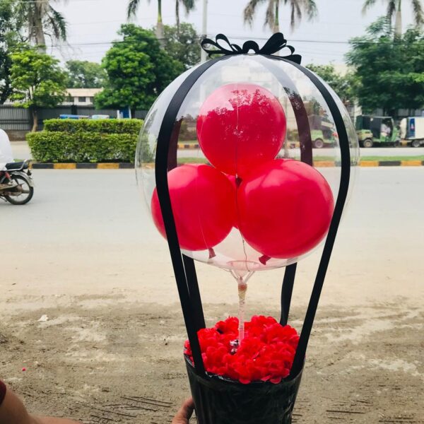 Customized Balloon Box with Name – Sargodha*