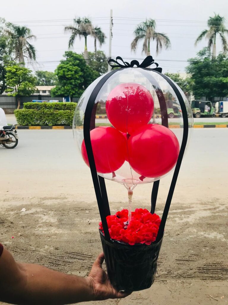Customized Balloon Box with Name – Sargodha*