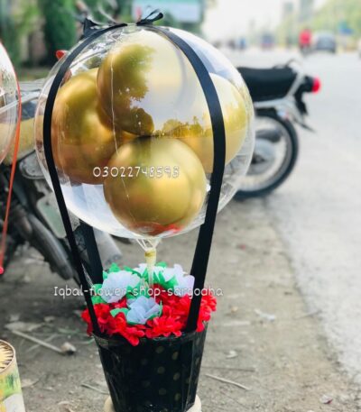 Love balloon surprise gift box – Sargodha delivery