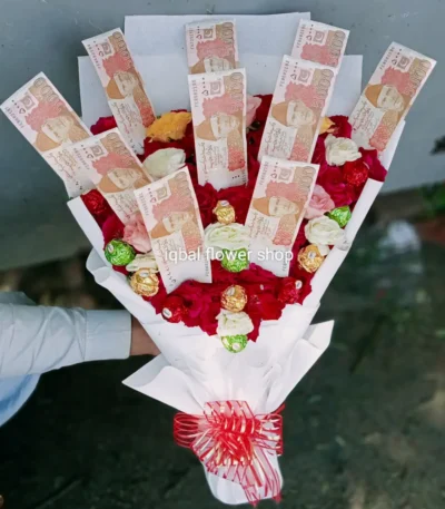 money bouquet free delivery sargodha online flower shoo sargodha