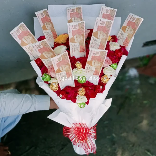 money bouquet free delivery sargodha online flower shoo sargodha